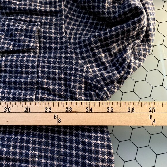 Moose Creek Shirt Mens XL Blue White Check Button Up Long Sleeve Heavy Flannel - Picture 4 of 6